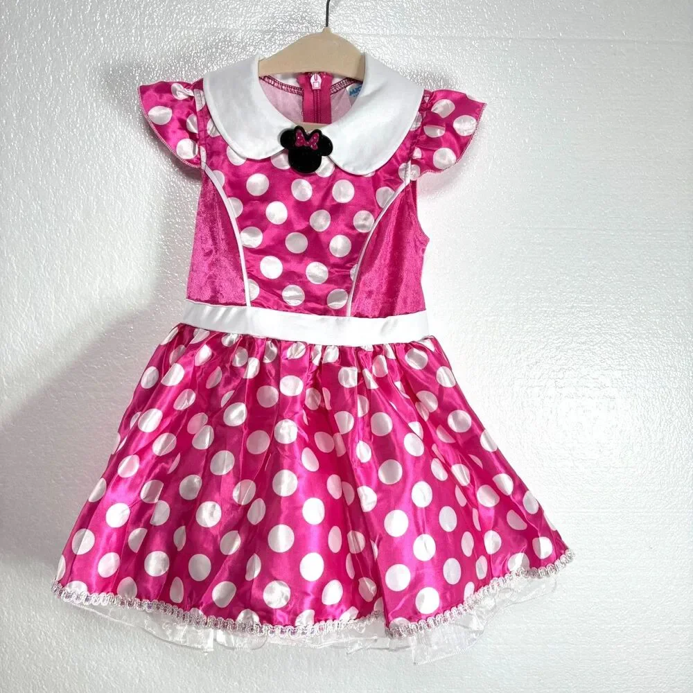 Disney Mickey and Friends Spirit Halloween Store Minnie Mouse Costume 3-4T Pink